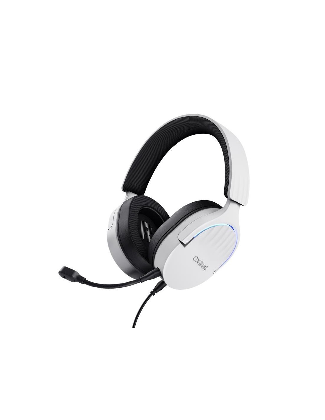 AURICULARES + MICROFONO TRUST GAMING RGB GXT 490W FAYZO HEADSET 7.1 WHITE