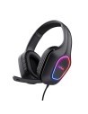 AURICULARES + MICROFONO TRUST GAMING GXT 416 ZIROX HEADSET RGB BLACK