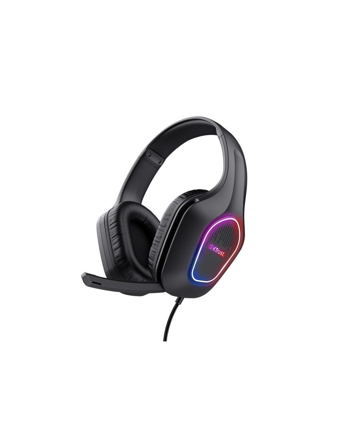AURICULARES + MICROFONO TRUST GAMING GXT 416 ZIROX HEADSET RGB BLACK