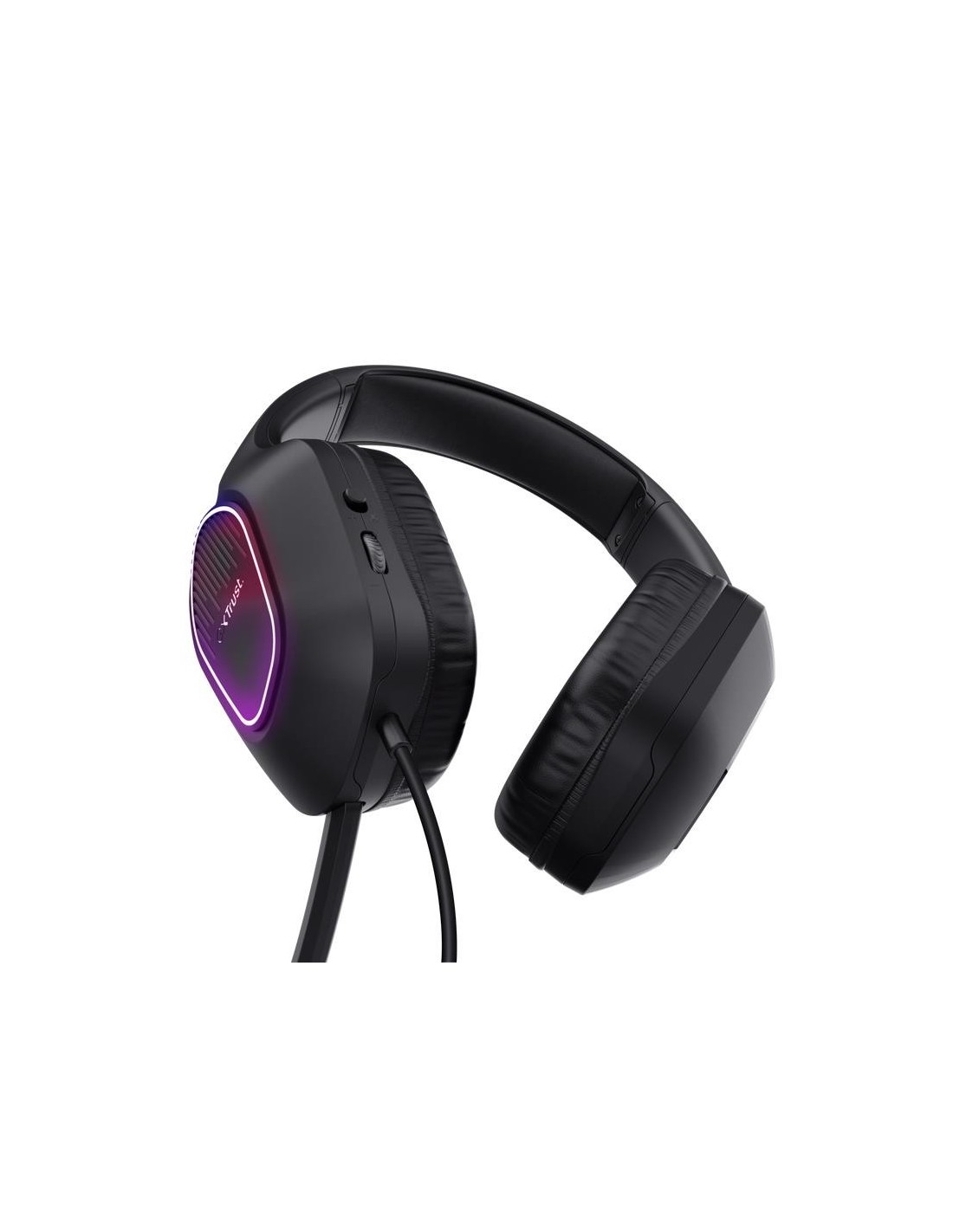 AURICULARES + MICROFONO TRUST GAMING GXT 416 ZIROX HEADSET RGB BLACK