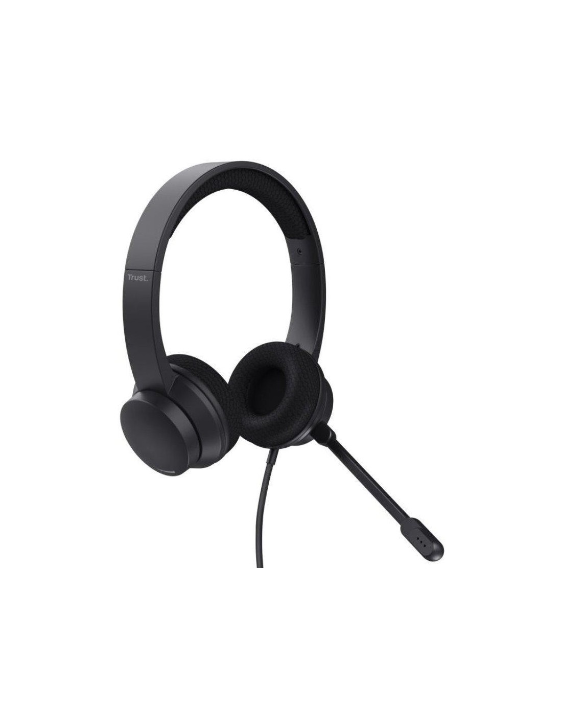 AURICULARES + MICROFONO TRUST HS-260 HEADSET ENC USB-A/USB-C BLACK