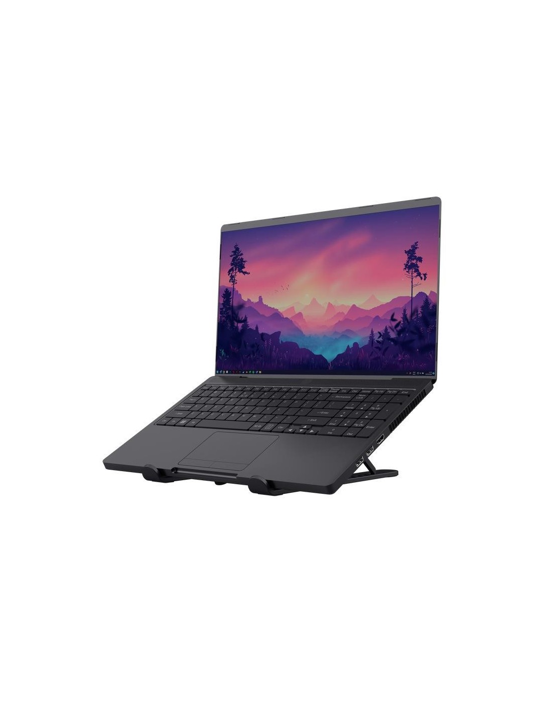 SOPORTE NOTEBOOK TRUST ERGONOMICO HASTA 16 GREY