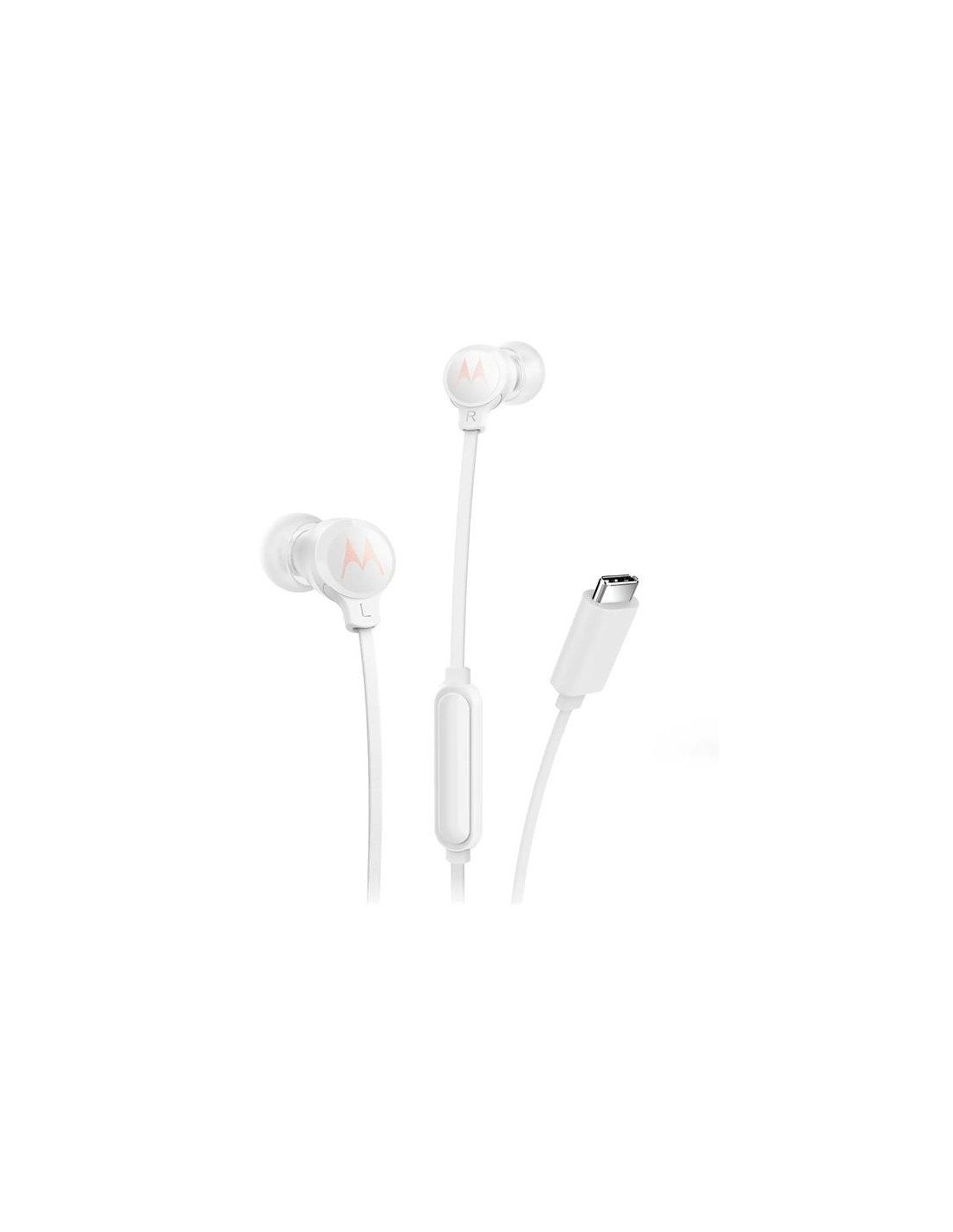 AURICULARES MOTOROLA 3C-S EARBUDS IN EAR USB-C WHITE