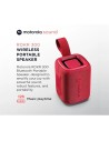 ALTAVOZ MOTOROLA ROKR 300 WIRELESS BLUETOOTH 5.3 IP67 RED