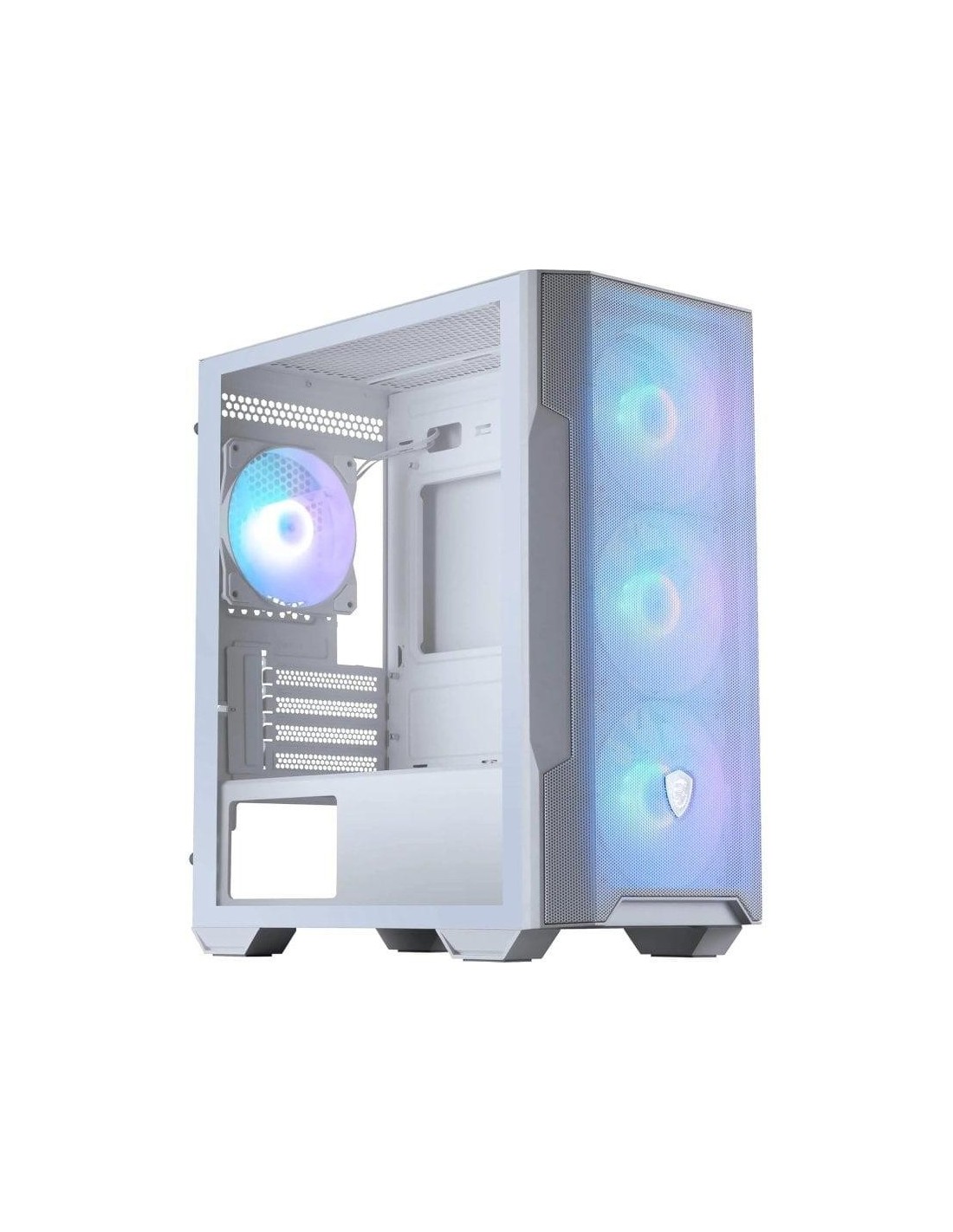 CAJA ORDENADOR GAMING MSI MAG FORGE M100R MATX ARGB WHITE