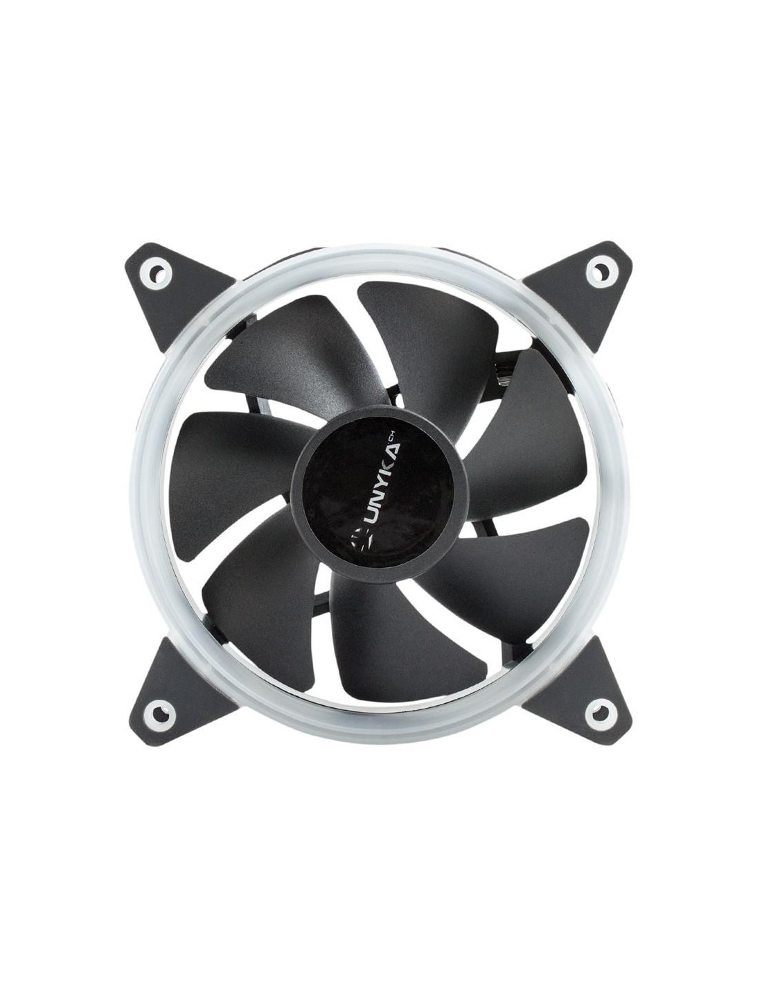 VENTILADOR 12CM UNYKACH CANDY 20 ADICIONAL CHASIS RED RING LED