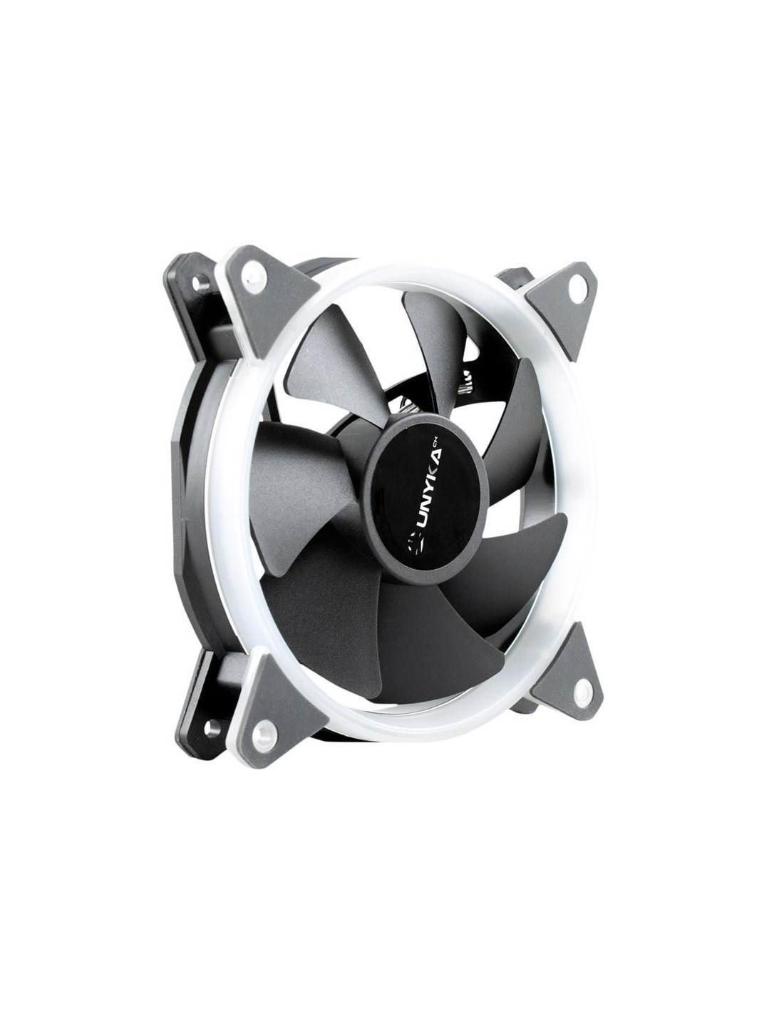 VENTILADOR 12CM UNYKACH CANDY 20 ADICIONAL CHASIS GREEN RING LED