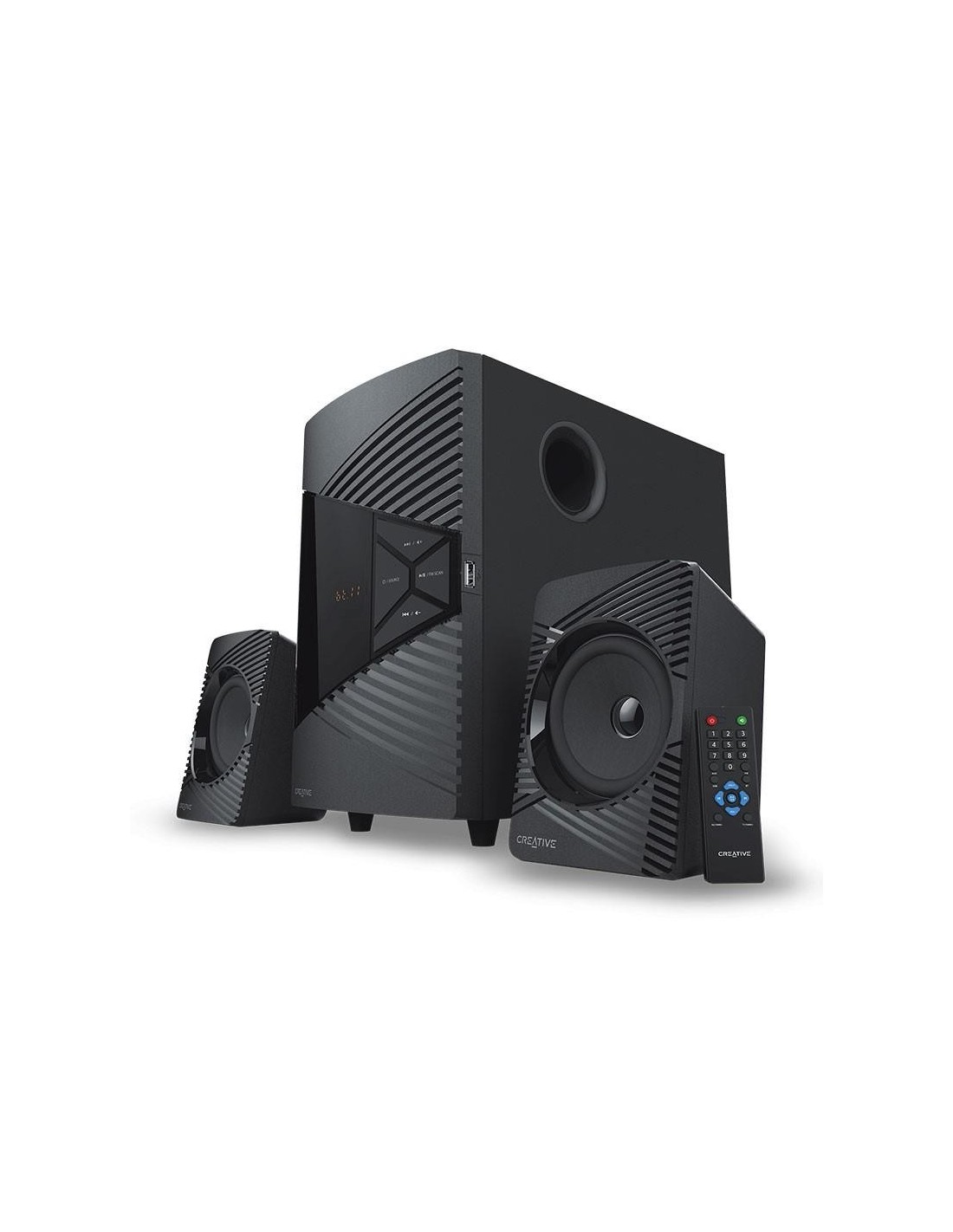 ALTAVOCES CREATIVE E2500 2.1 BT AUX USB MANDO 30W