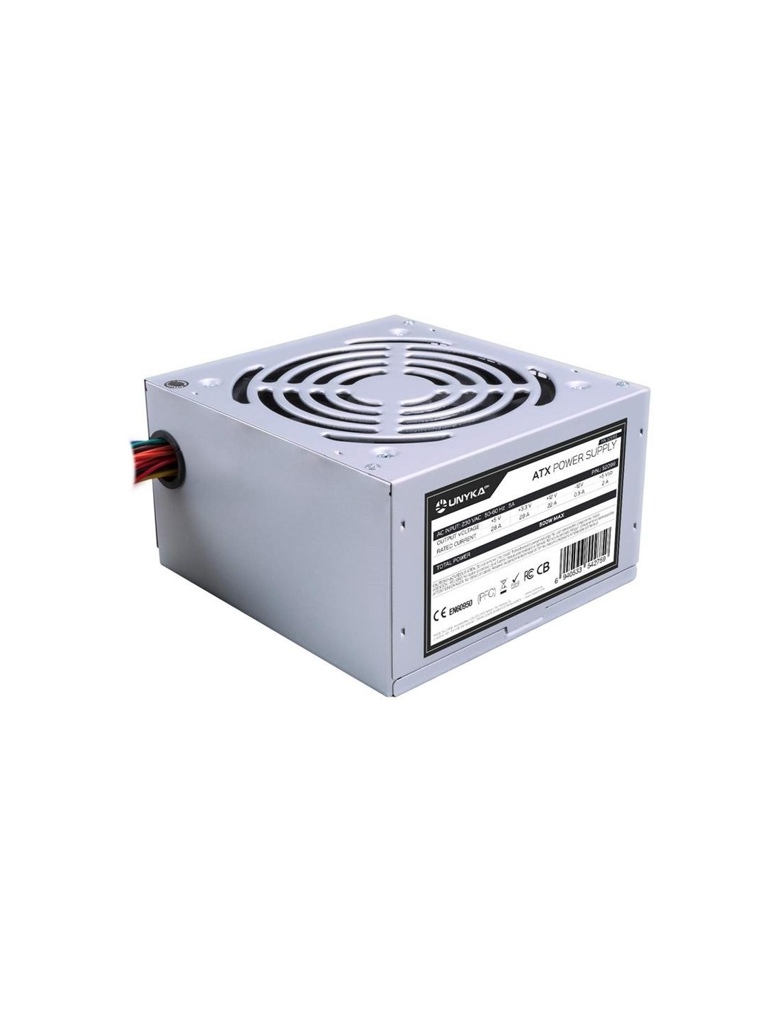FUENTE DE ALIMENTACION UNYKACH 500W ATX