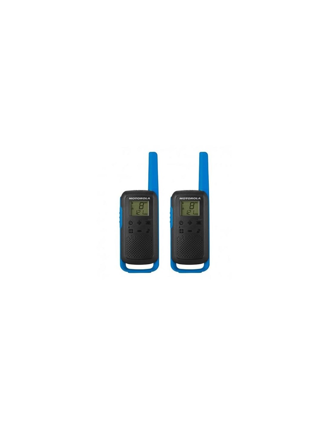 WALKIE TALKIE MOTOROLA T62 BLACK/BLUE ( PACK 2 UD )