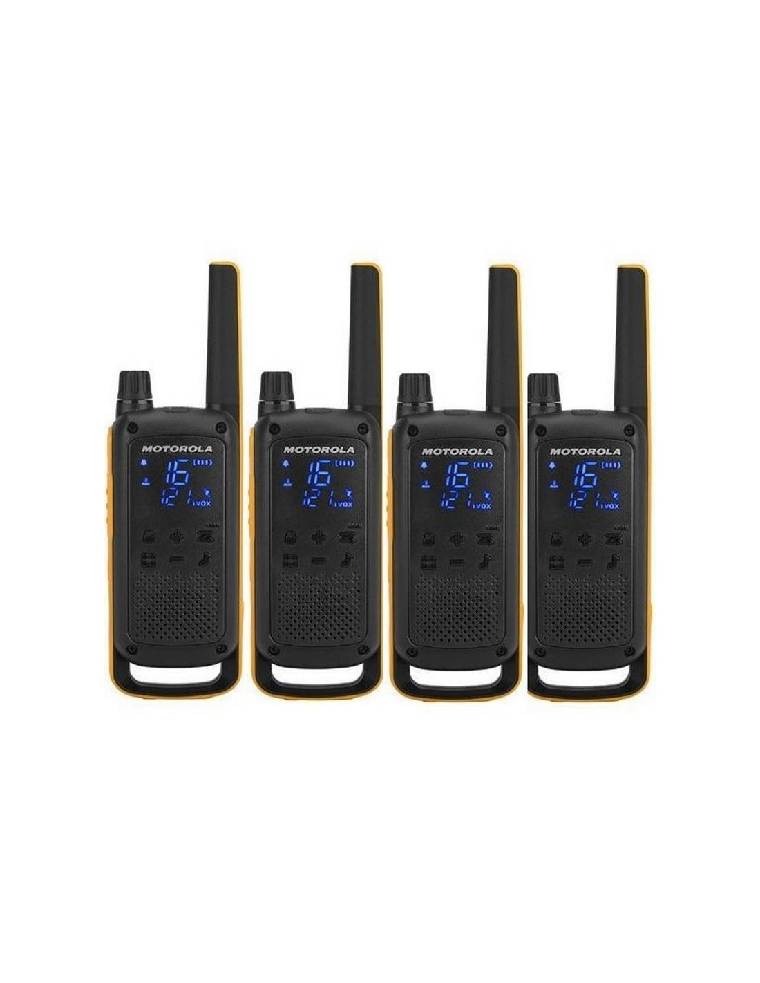 WALKIE TALKIE MOTOROLA T82 EXTREM QUAD PACK 4UD