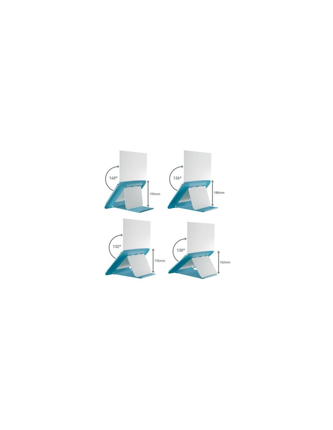 SOPORTE LEITZ SOBREMESA PARA NOTEBOOK ERGONOMICO 13-17 BLUE