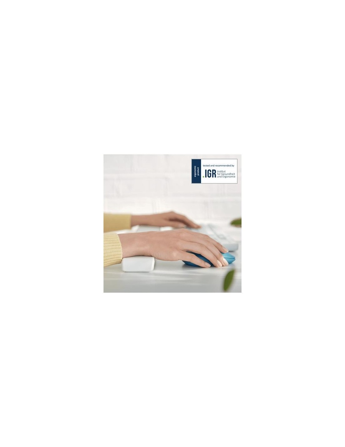 REPOSAMUÑECAS RATON LEITZ ERGONOMICO GREY