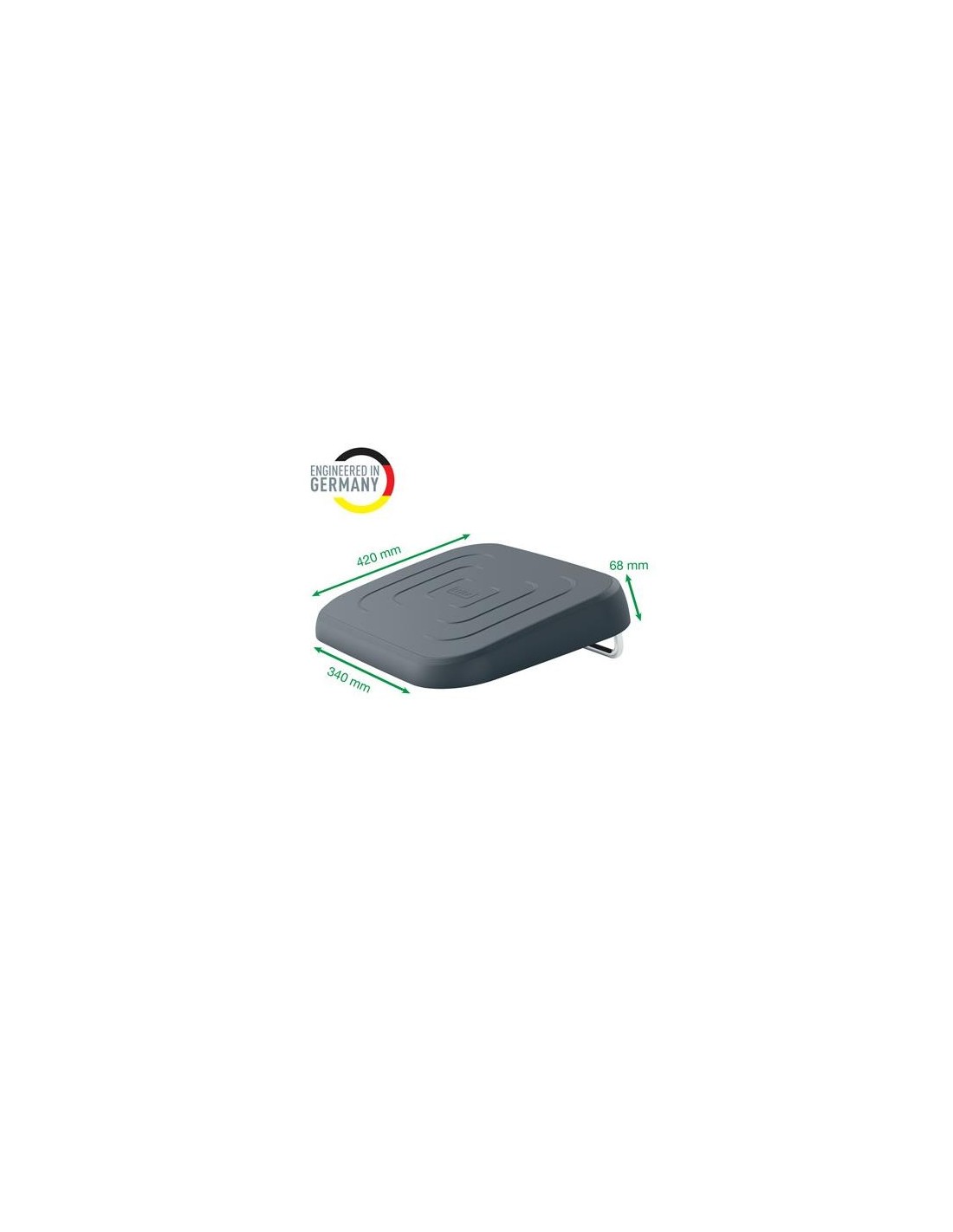 REPOSAPIES ERGONOMICO LEITZ GREY