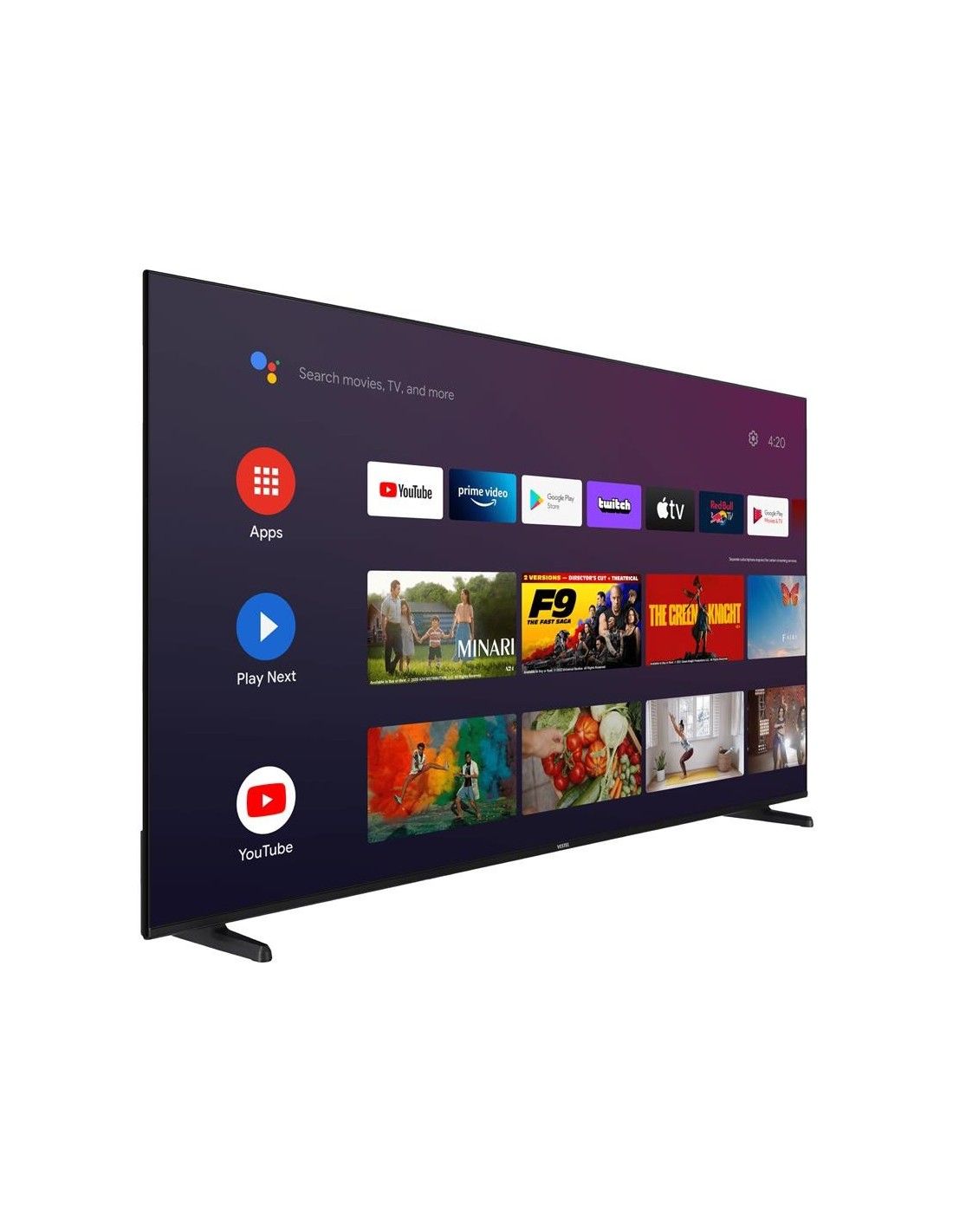 TELEVISOR QLED DAEWOO 65 4K QLED USB SMART TV ANDROID WIFI BLUETOOTH