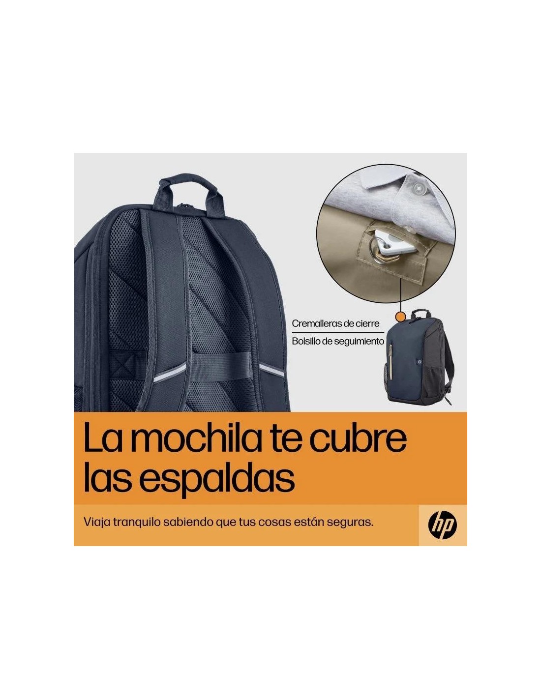 MOCHILA HP TRAVEL NOTEBOOK 15.6 BLUE