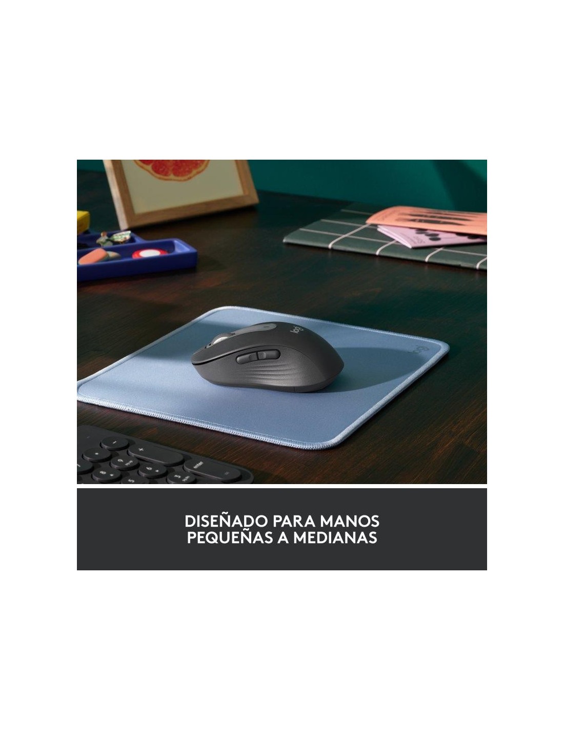 RATON LOGITECH SIGNATURE M650 M WIRELESS BLACK