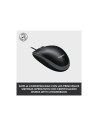 RATON LOGITECH M100 USB 1000DPI BLACK