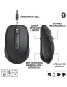 RATON LOGITECH MX ANYWHERE 3S WIRELESS BT 8000DPI 6 BOTONES BLACK