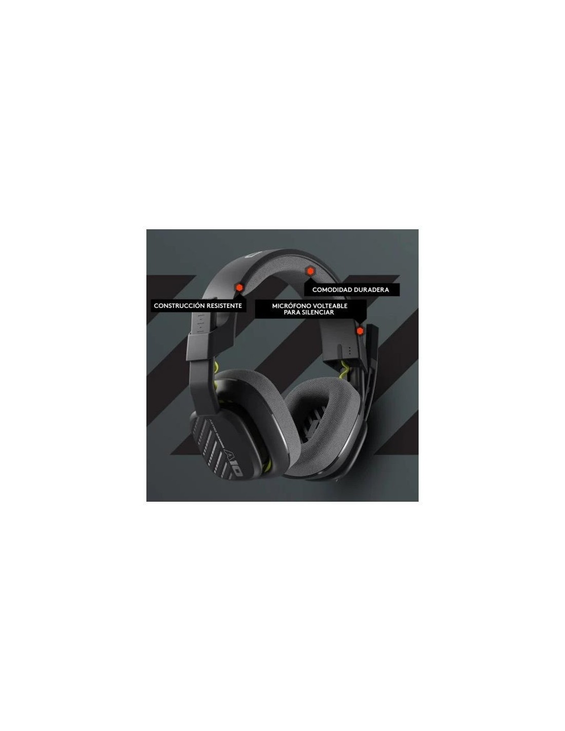 AURICULARES + MICROFONO LOGITECH GAMING A10 ASTRO JACK 3.5MM BLACK