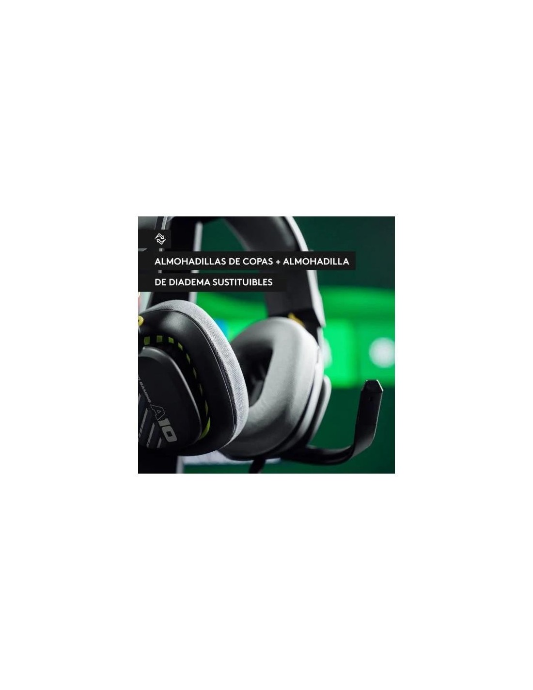 AURICULARES + MICROFONO LOGITECH GAMING A10 ASTRO JACK 3.5MM BLACK