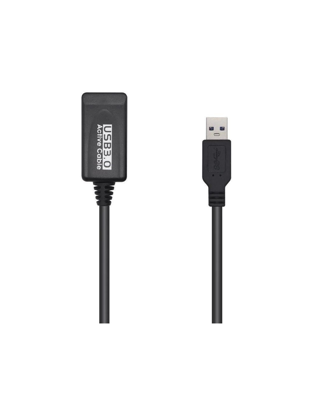 CABLE USB 3.0 ALARGADOR AM/AH 5M AISENS BLACK