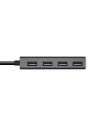 HUB USB-C 3.1 AISENS 4 PUERTOS USB-A 3.0 15CM GREY