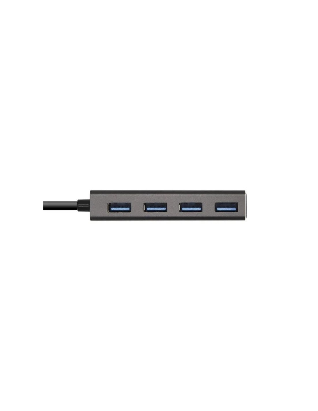 HUB USB-C 3.1 AISENS 4 PUERTOS USB-A 3.0 15CM GREY