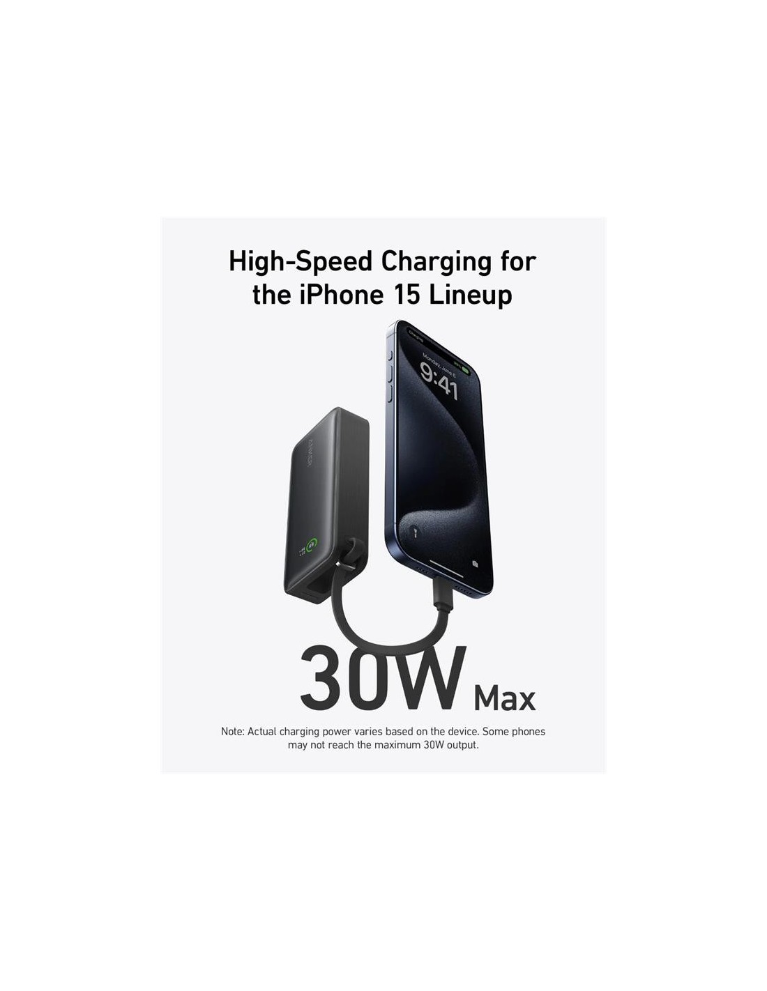 POWERBANK ANKER 545 NANO 10000MAH 30W USB-C BLACK