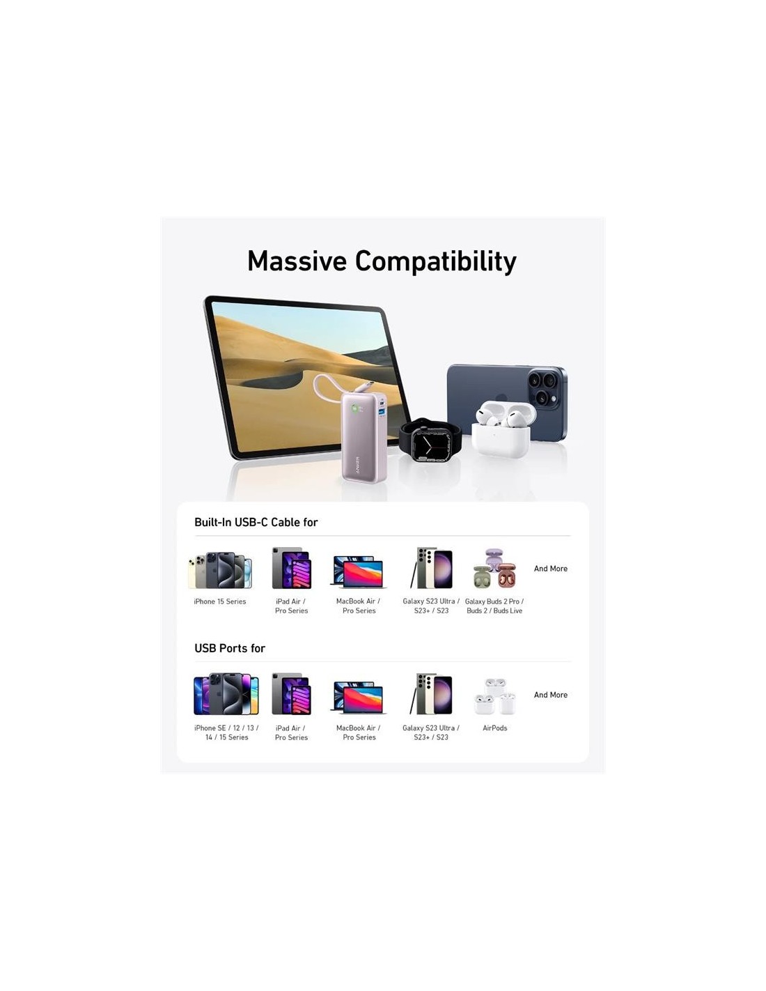 POWERBANK ANKER 545 NANO 10000MAH 30W USB-C BLACK