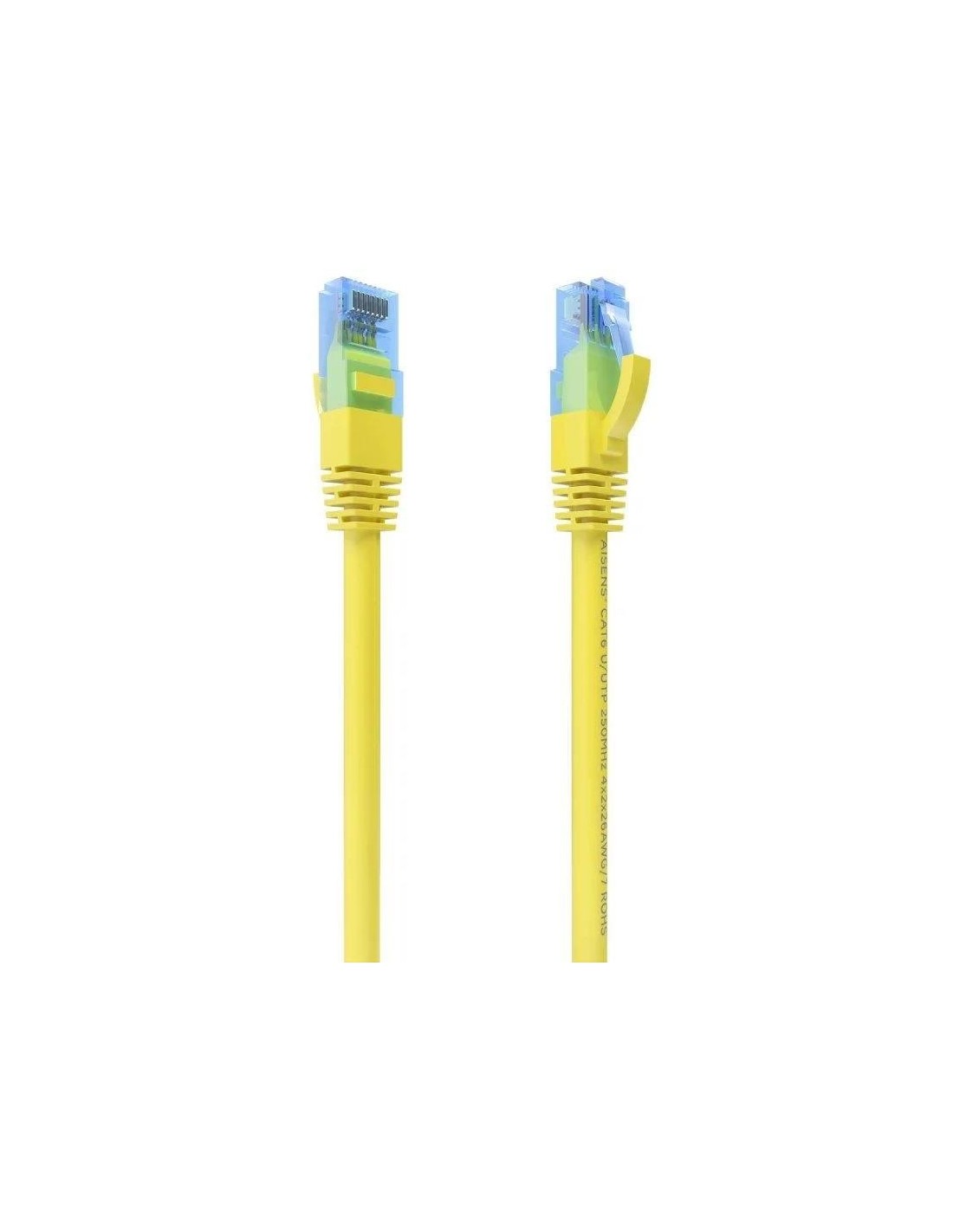 CABLE DE RED CAT.6 UTP 0.25M AISENS YELLOW