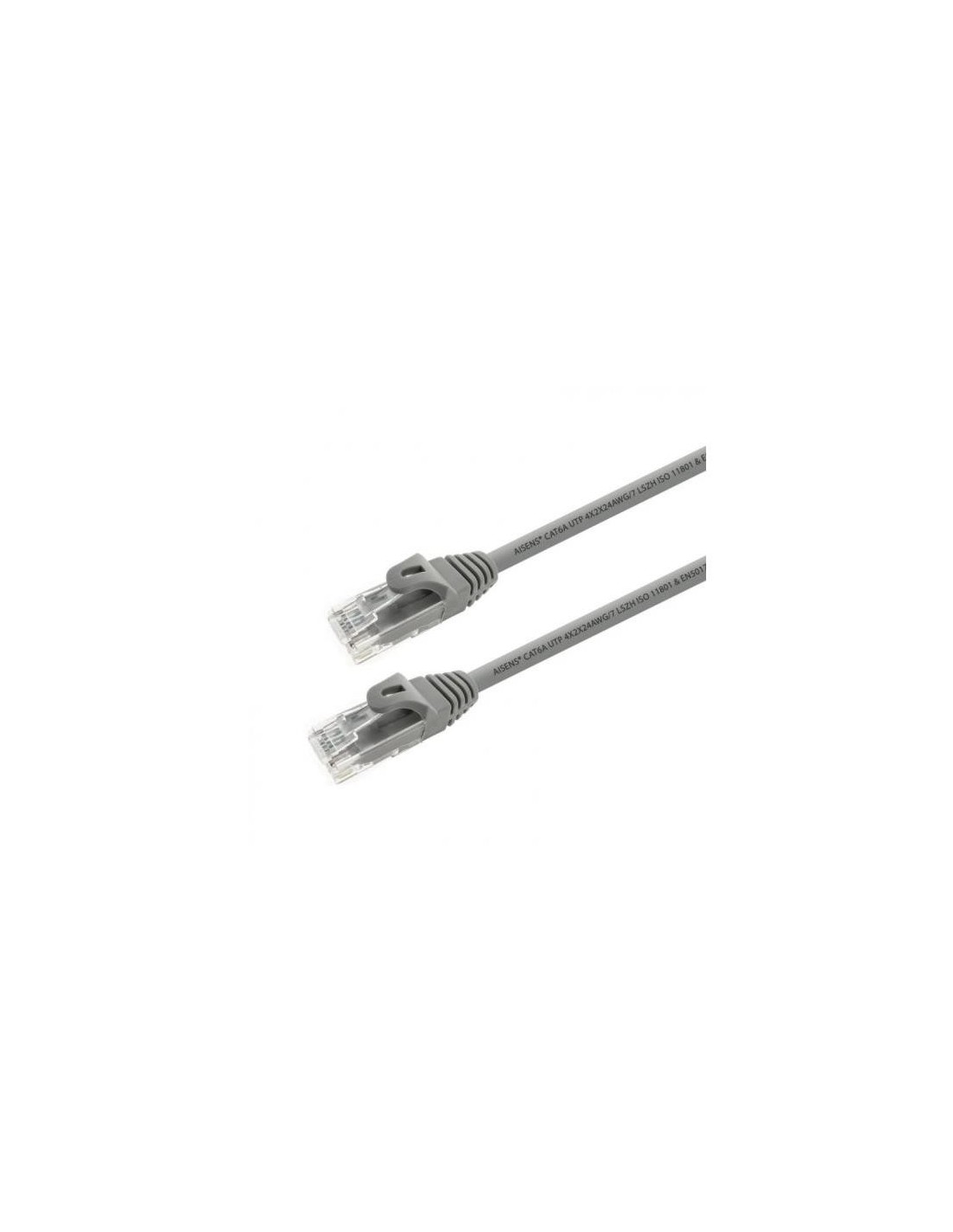 CABLE DE RED CAT.6A UTP 0.25M AISENS GREY