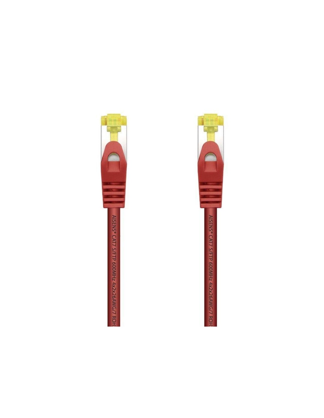 CABLE DE RED CAT.7 S/FTP 0.25M AISENS RED
