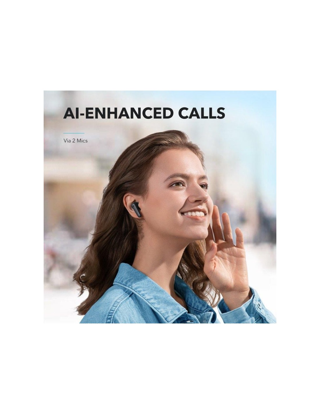 AURICULARES ANKER SOUNDCORE R50I IN EAR WIRELESS BLUETOOTH IPX5 USB-C BLACK