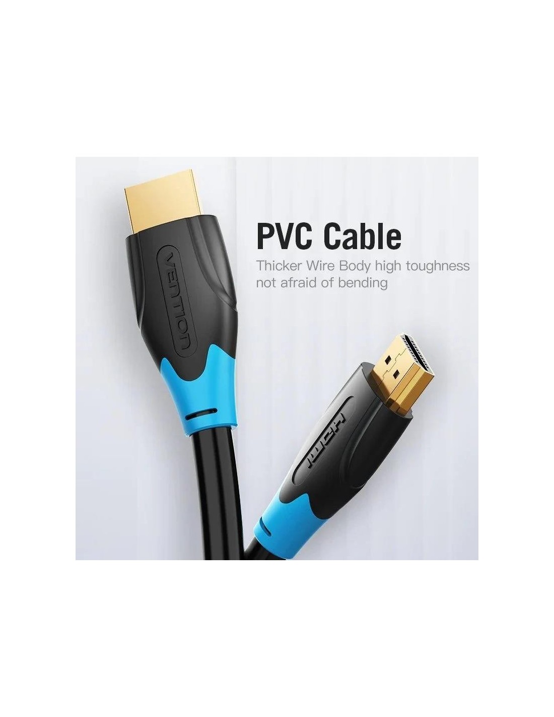 CABLE HDMI 2.0 4K HDMI/M - HDMI/M 1.5M VENTION BLACK