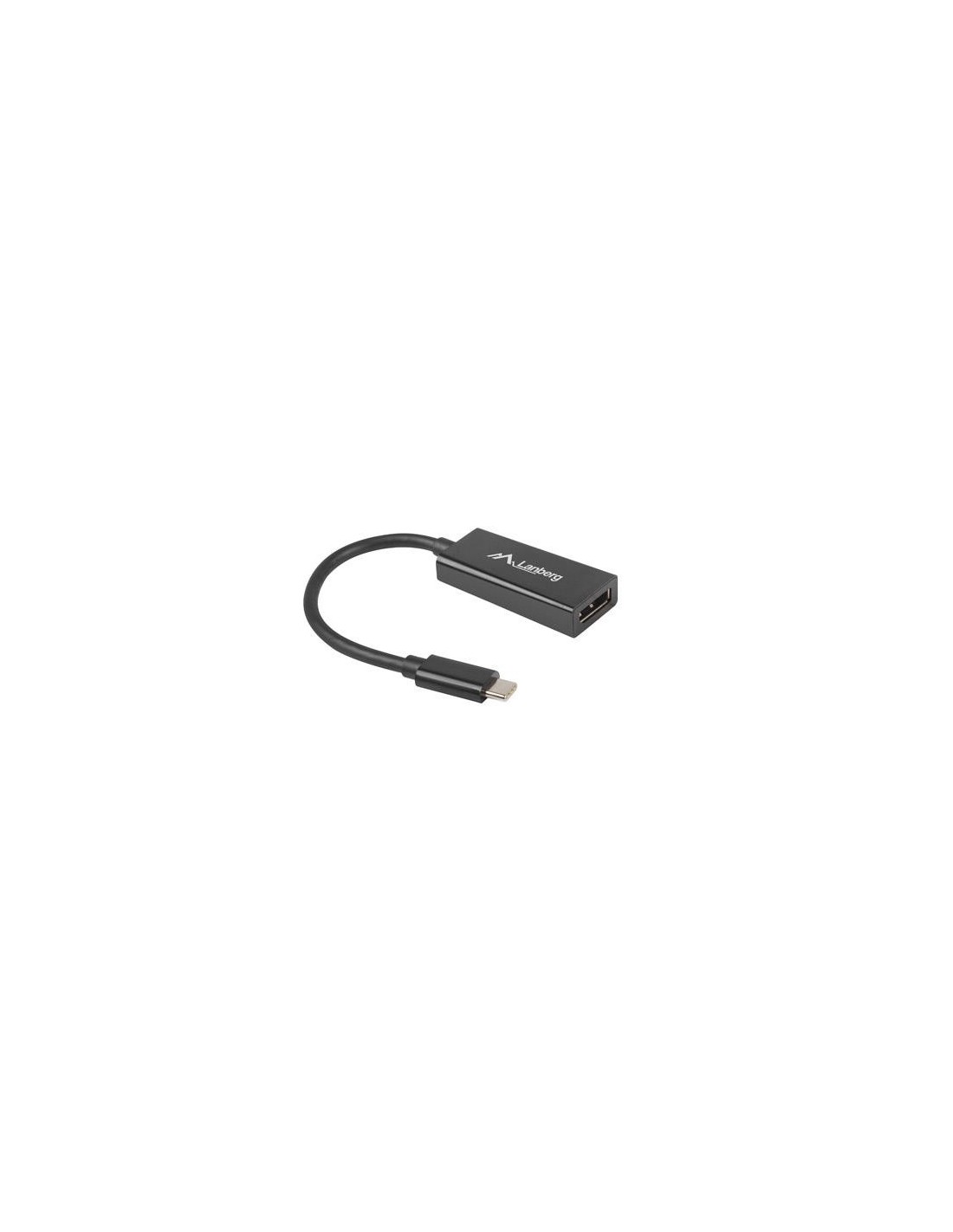 ADAPTADOR USB LANBERG USB-C M 3.1 A DISPLAYPORT H 15CM BLACK