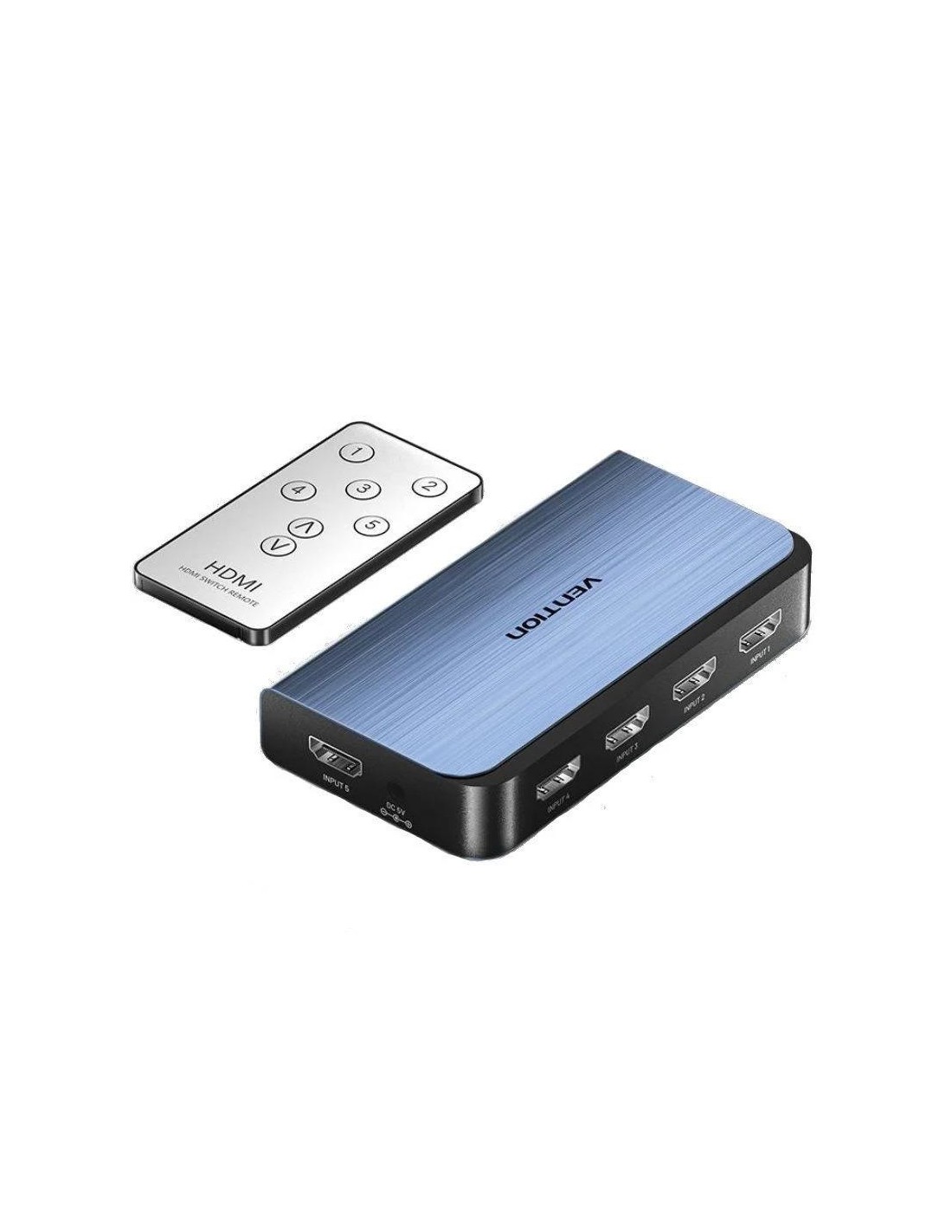 SWITCH CONMUTADOR VENTION HDMI 2.0 4K HDMI/H - 4XHDMI/H BLUE