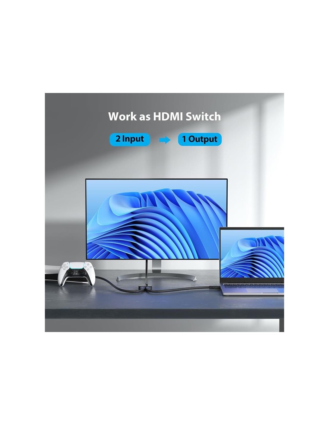 SWITCH/SPLITTER VENTION HDMI/H - X2 HDMI/H BIDIRECCIONAL