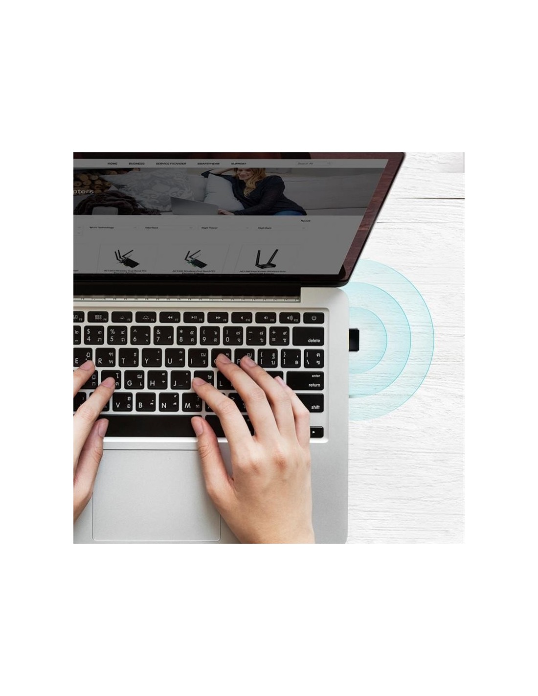 WIRELESS ADAPTADOR USB TP-LINK ARCHER T2U NANO 600MBPS