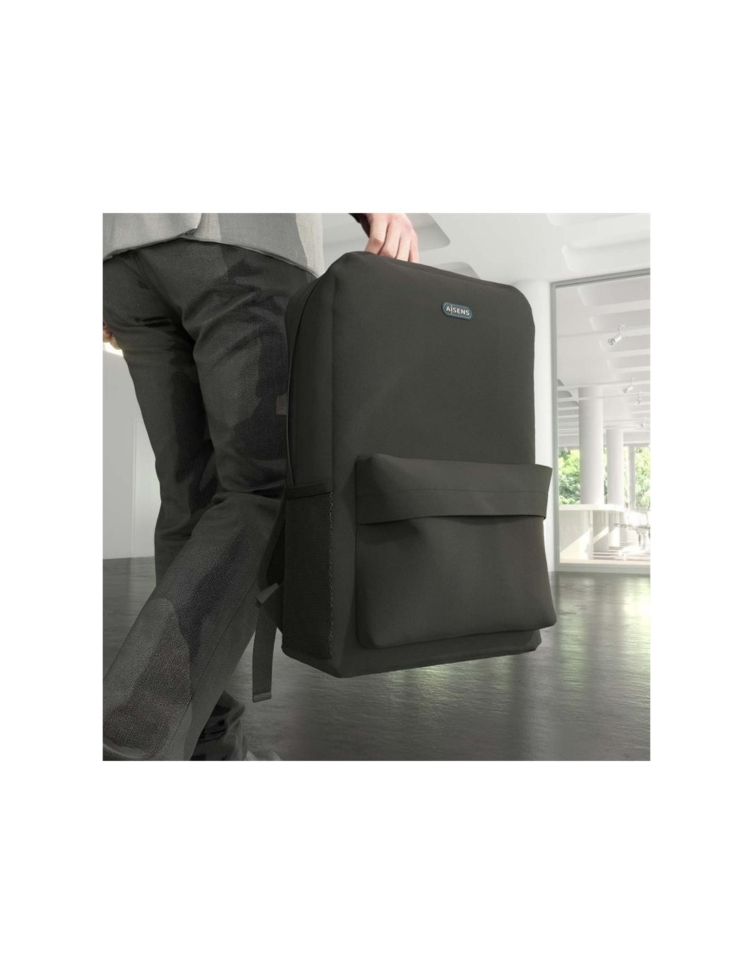 MOCHILA AISENS BP080 15,6 BLACK
