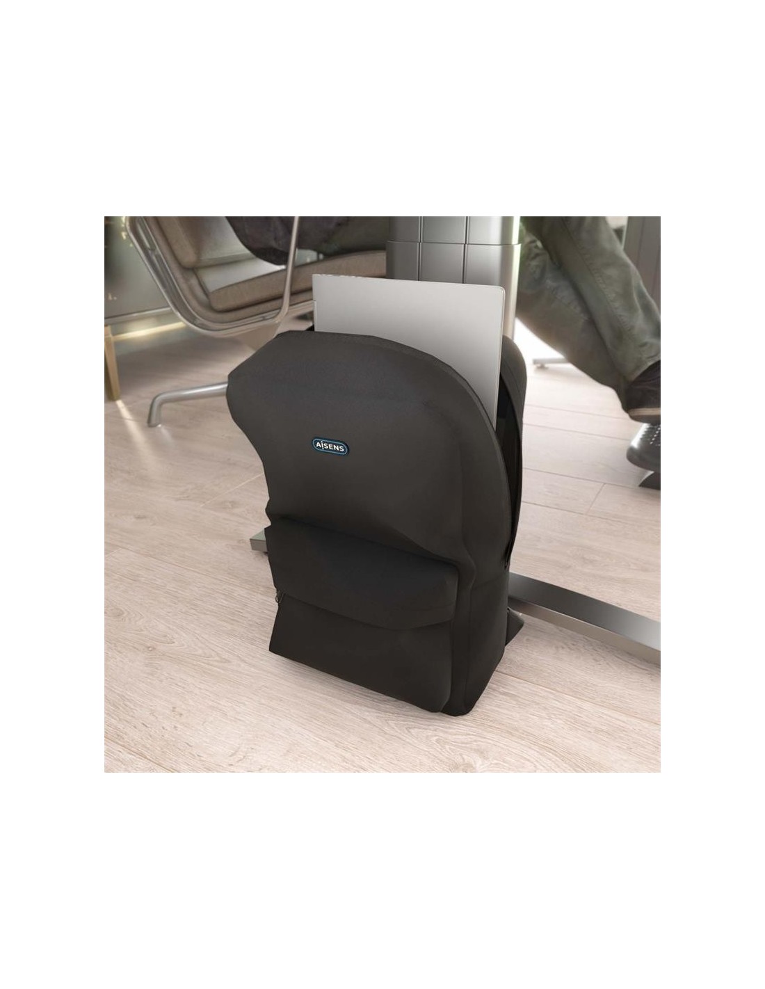 MOCHILA AISENS BP080 15,6 BLACK