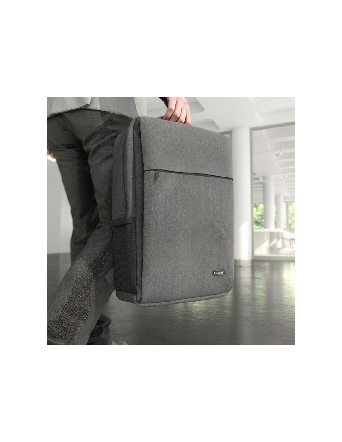 MOCHILA AISENS BP081 17 GREY