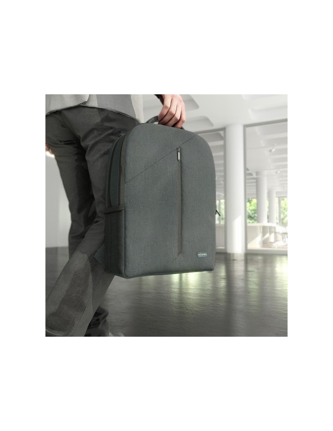 MOCHILA AISENS BP084 15,6 GREY