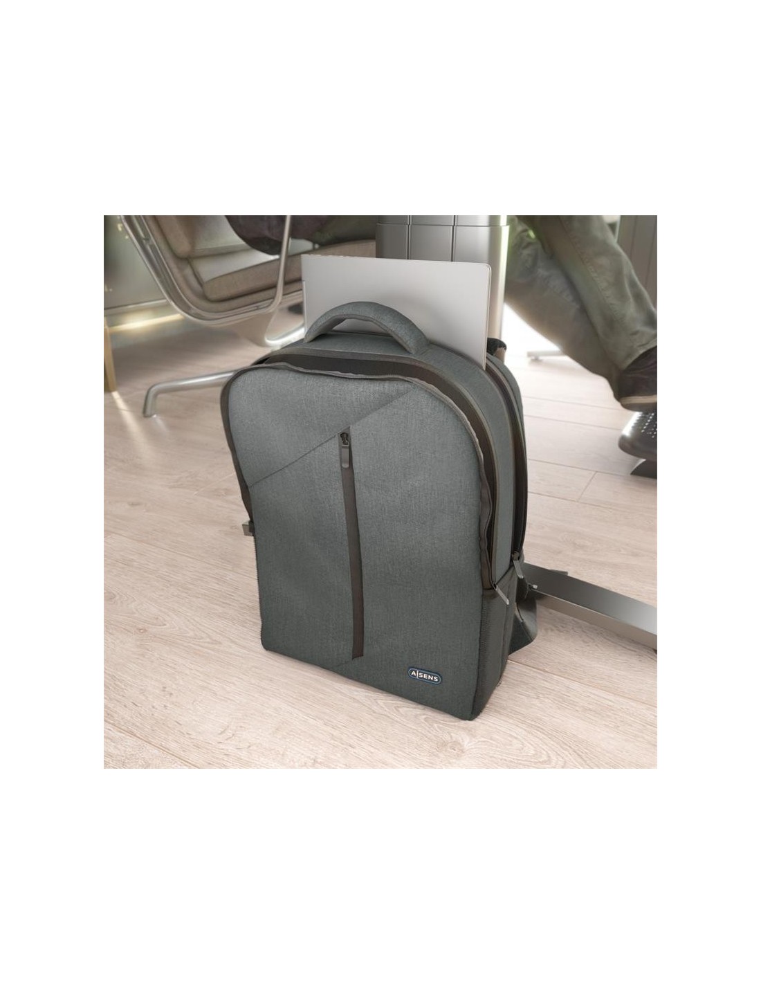 MOCHILA AISENS BP084 15,6 GREY