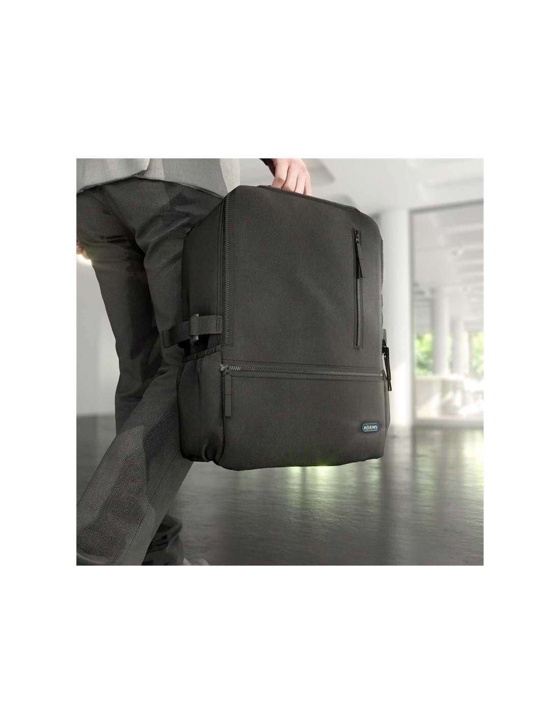 MOCHILA AISENS BP086 15,6 BLACK