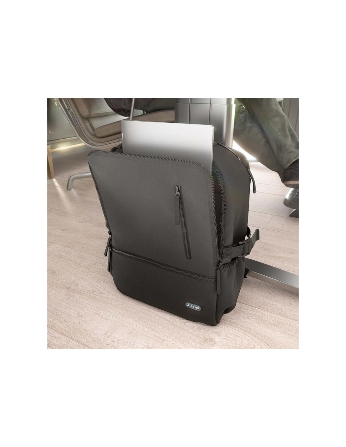 MOCHILA AISENS BP086 15,6 BLACK