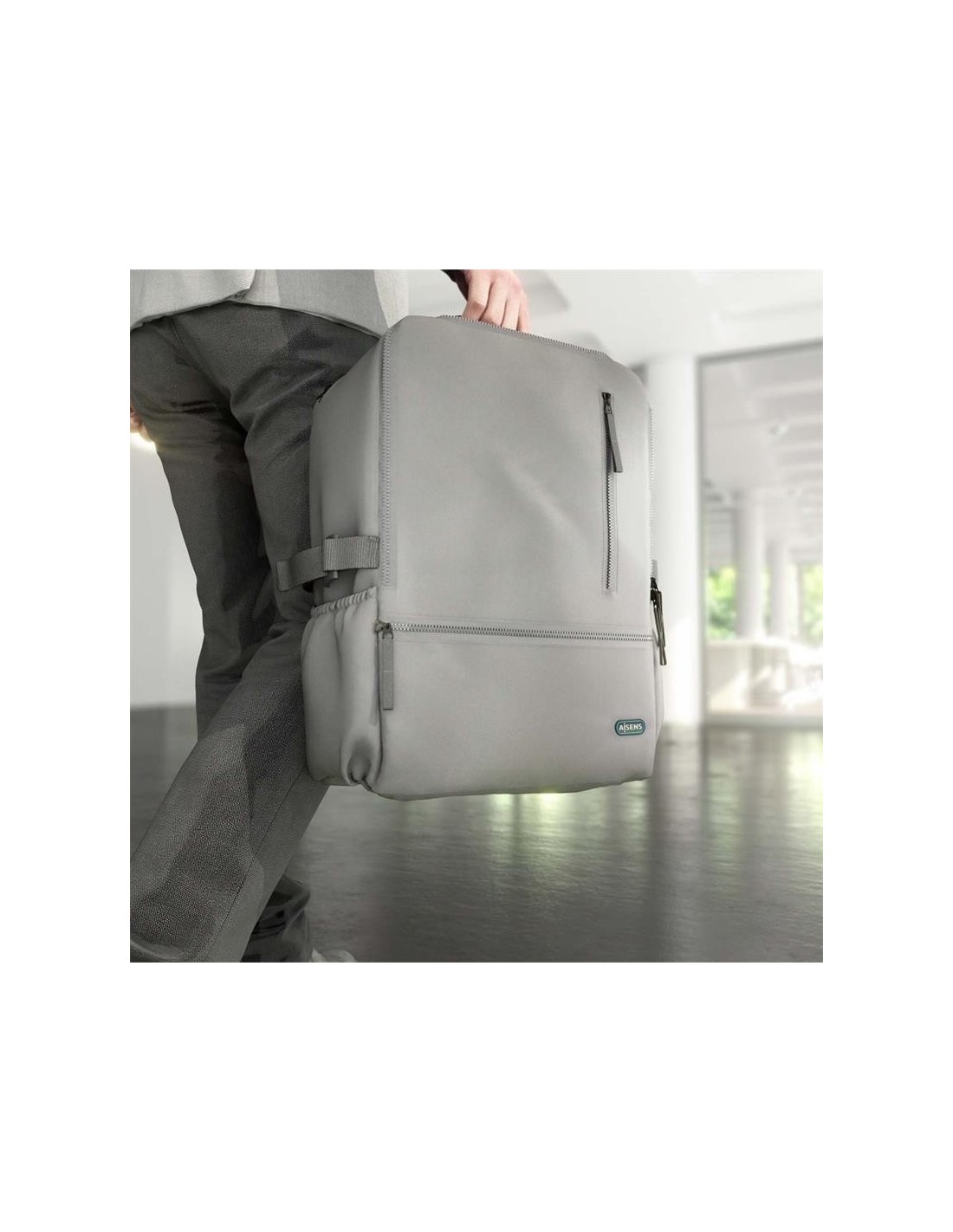 MOCHILA AISENS BP087 15,6 GREY