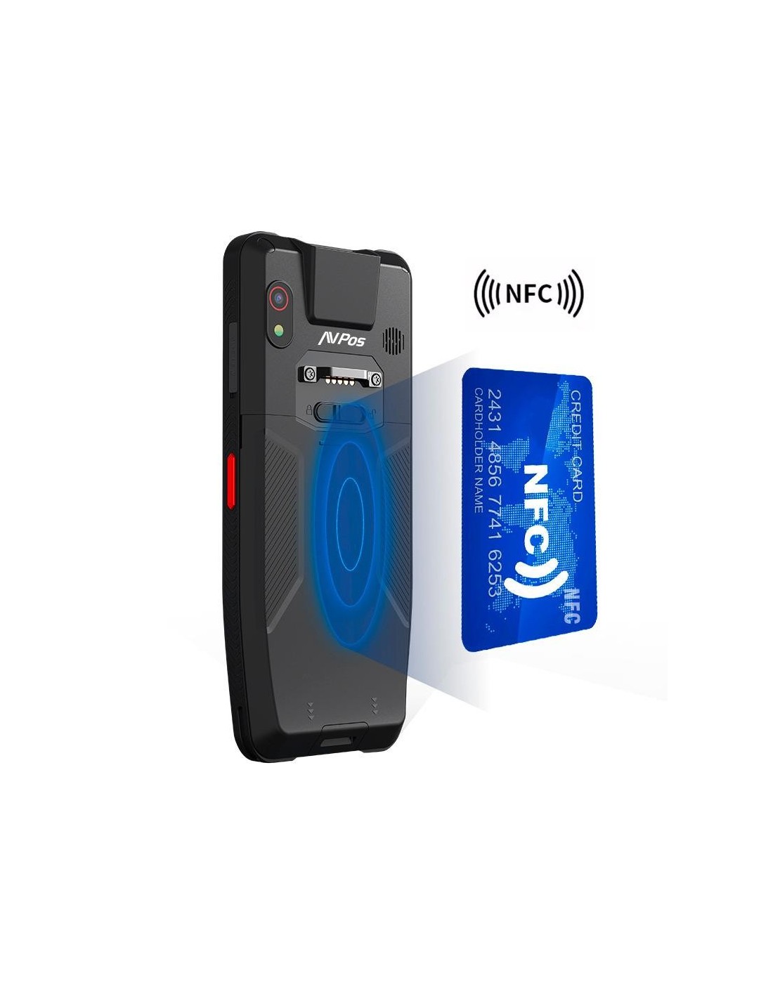 CAPTURADOR PDA AVPOS DC45 4 OCTA/4GB/64GB/NFC/2D/4G/KEYB ANDROID