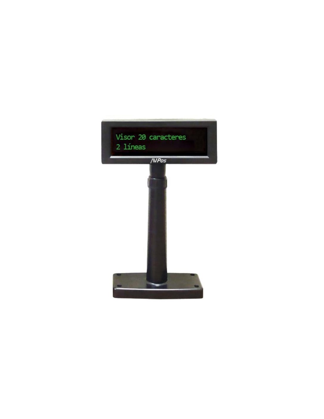 VISOR AVPOS VFD220 USB BLACK 2X20 3YR GARANTIA