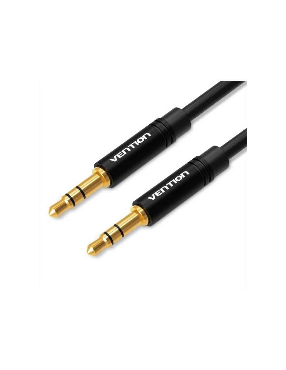 CABLE AUDIO VENTION JACK 3.5/M - JACK 3.5/M ACODADO 1M BLACK
